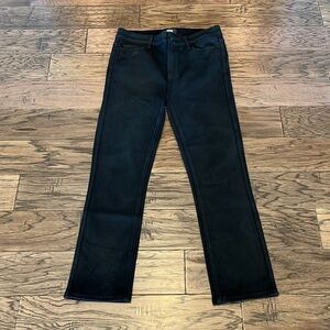 Paige Cindy Black Fog Luxe Coating Size 31